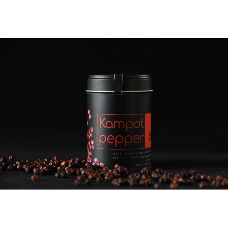 Mini-grinder 8g  organic black Kampot pepper